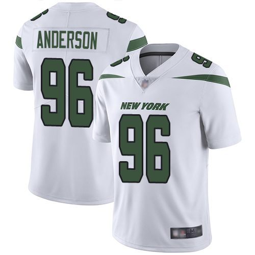 New York Jets Limited White Youth Henry Anderson Road Jersey NFL Football #96 Vapor Untouchable->youth nfl jersey->Youth Jersey